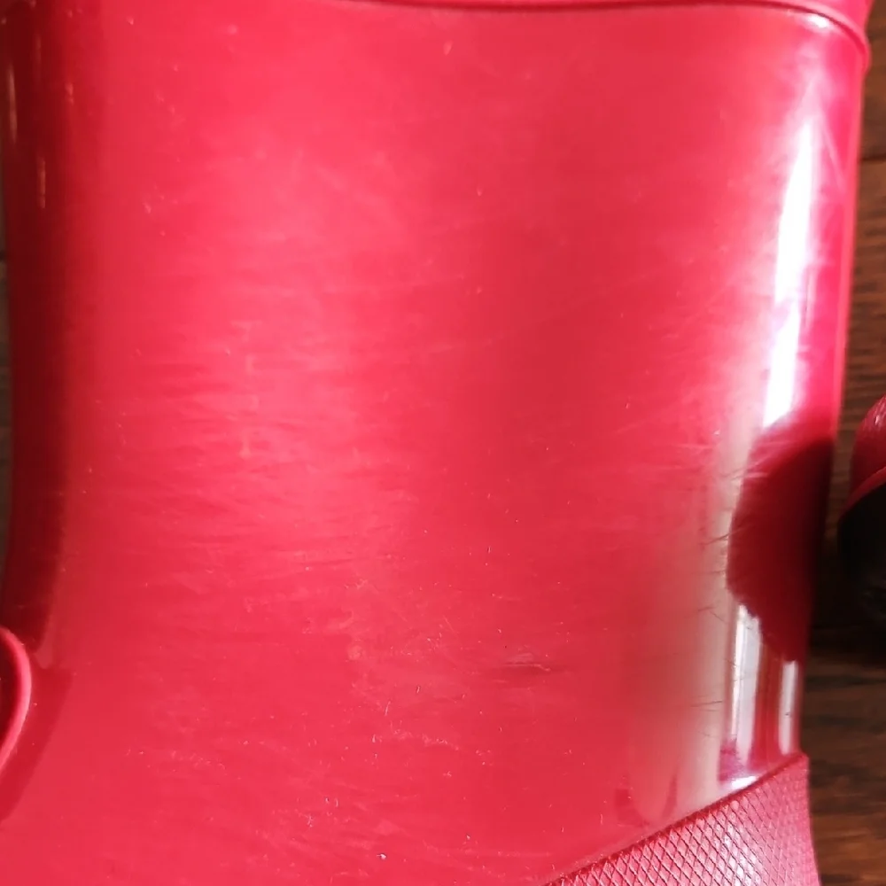 SeaDoo Kids Red Rain Boots - Picture 4 of 13